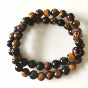 Personalized fashionable ladies and men bracelet of Tiger eye from byTrampenau