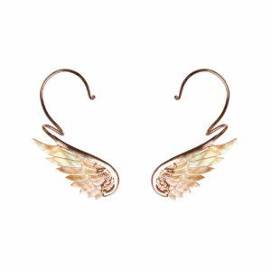 Rainbow Rose Earwings earcuffs