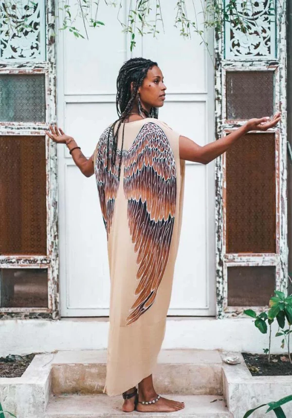 Angel wing kaftan dress - Archangel Gabriel LEVITATE Kaftan