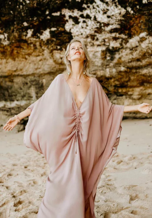 Goddess Kaftan Smokey Lavender Warriors of the Divine