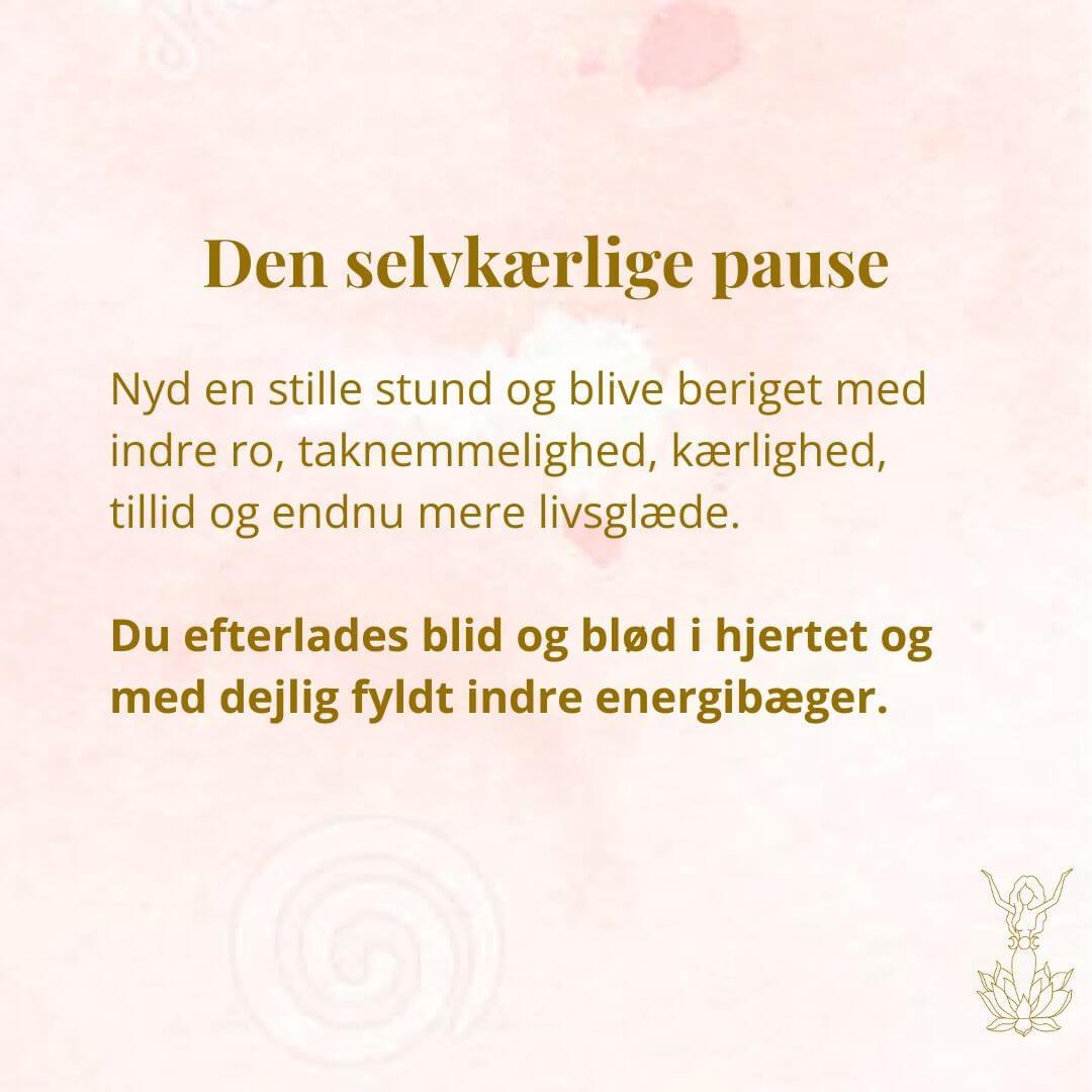 Guidede meditationer - guidet meditation til indre ro. Selvforkælelse med din stille pause. Magisk Livsnyder